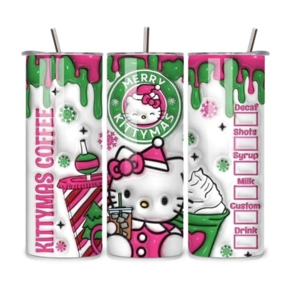 Hello Kitty Christmas 20oz Stainless Steel Tumbler